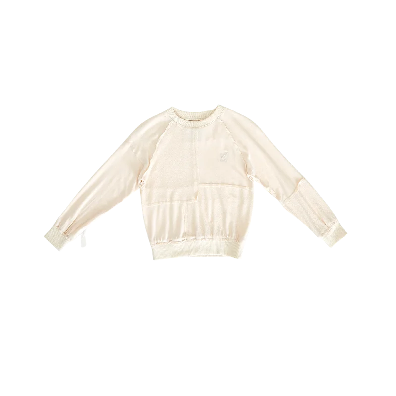 HEY KID IVORY PANELED TOP [Final Sale]