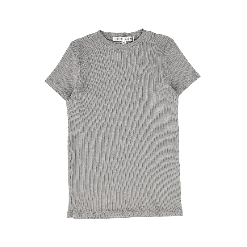 LITTLE PARNI GREY SS TSHIRT [FINAL SALE]