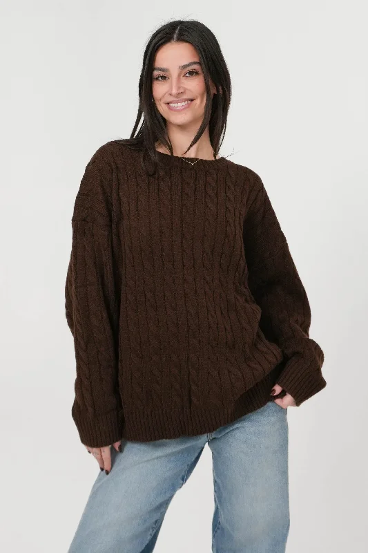 Jaden Sweater in Brown