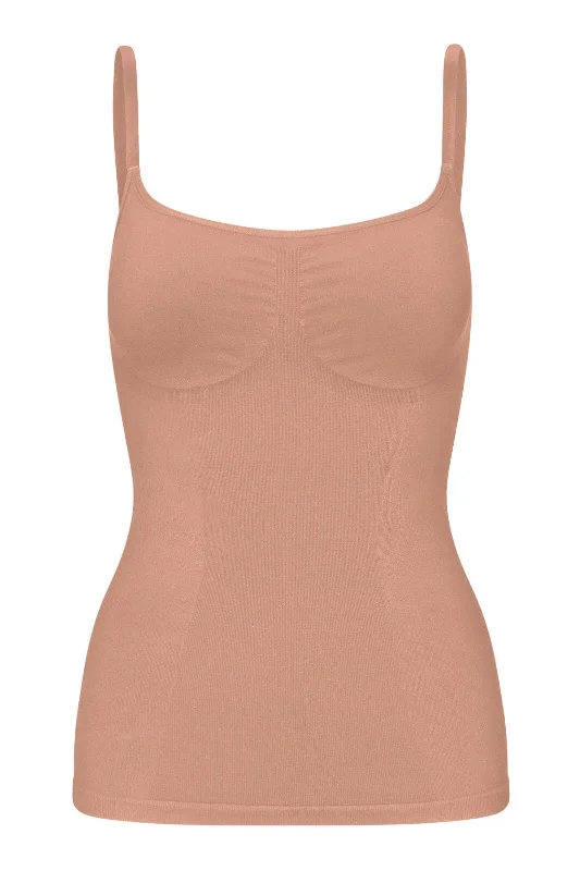 Lykkeland Ateliér - Second Skin Cami Top - Tan