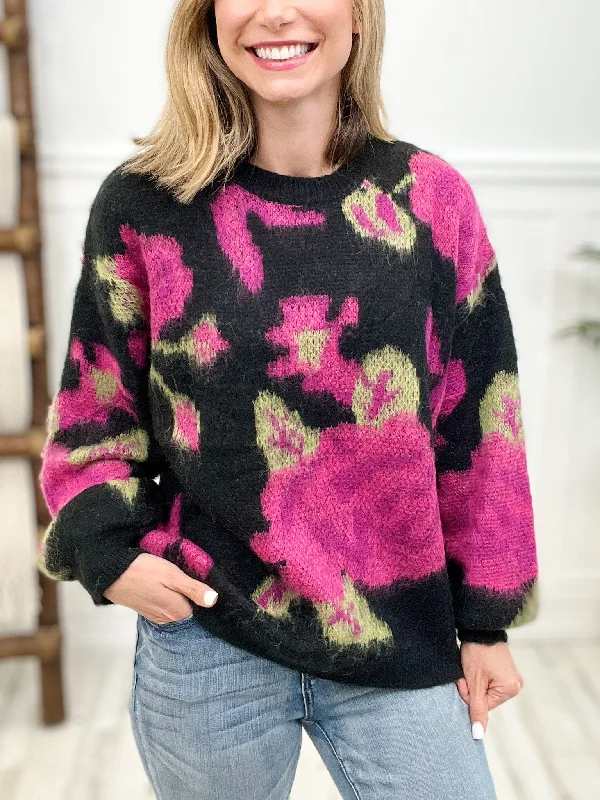 Awesome Floral Top Sweater