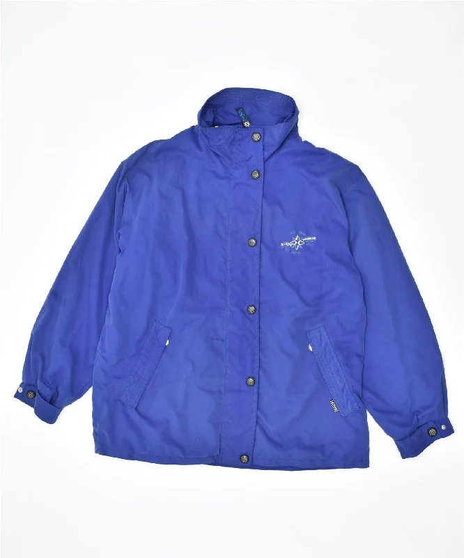 ACTIVENT Womens Rain Jacket IT 50 XL Blue Polyester Vintage