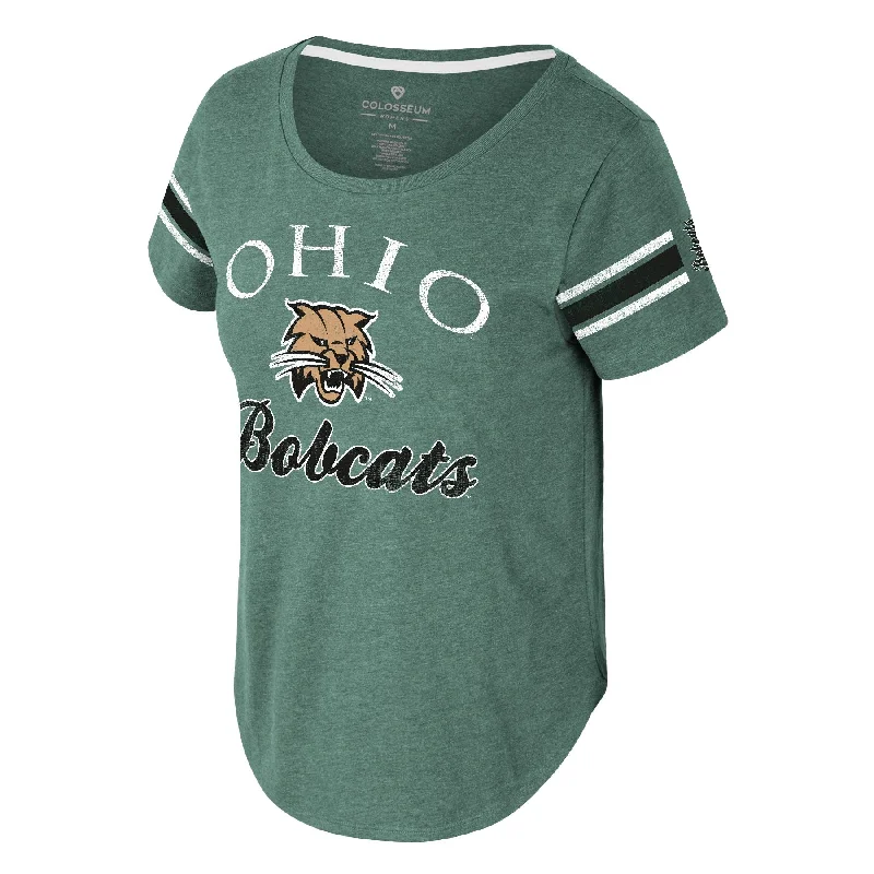 Ohio Bobcats Women's Green Tee