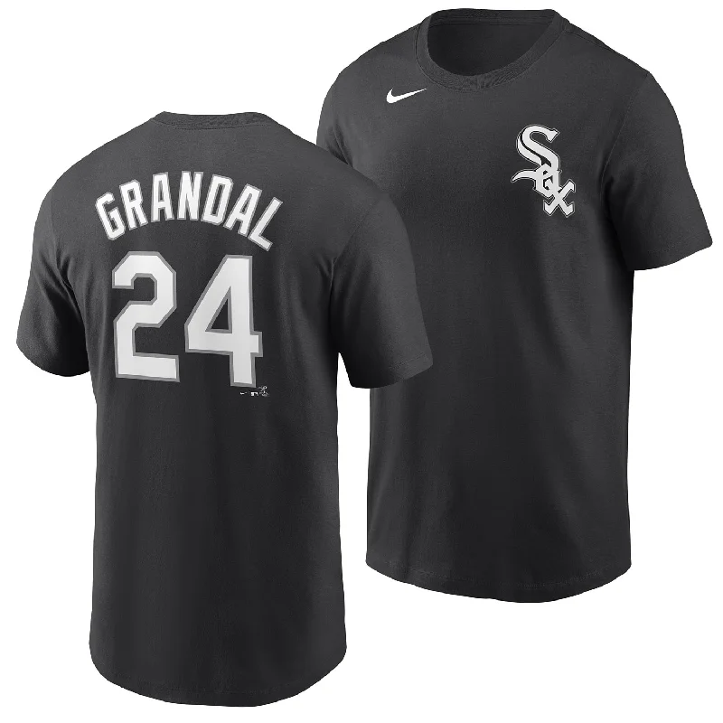 Chicago White Sox Yasmani Grandal Name & Number T-Shirt