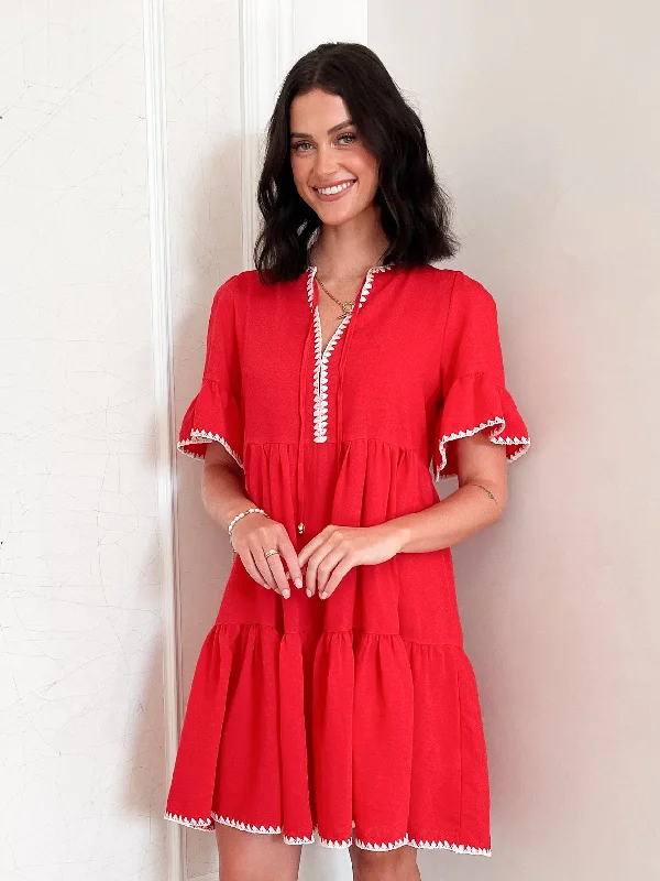 Otulissa Dress - Red