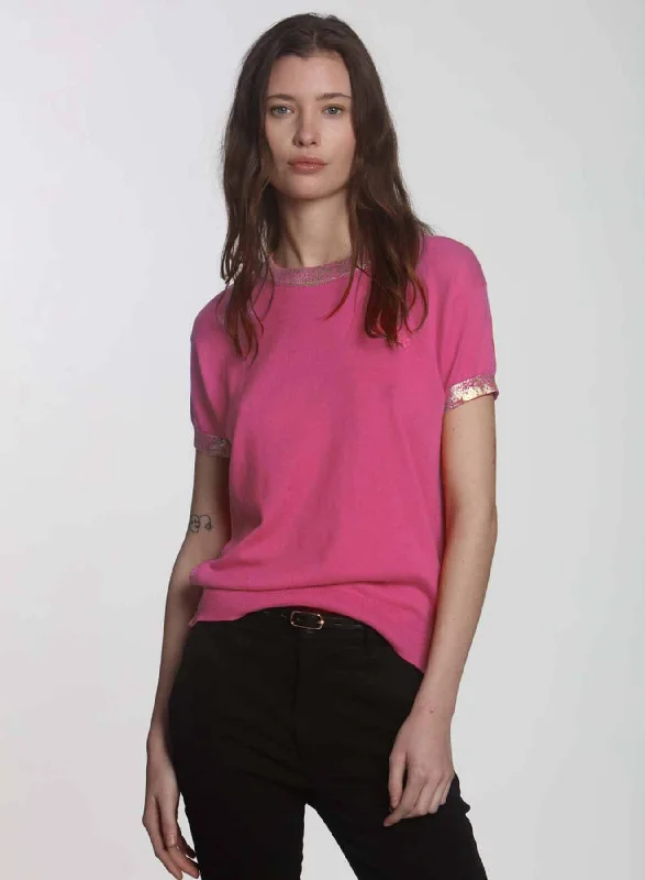 Goldie SS Tee - Paris Pink