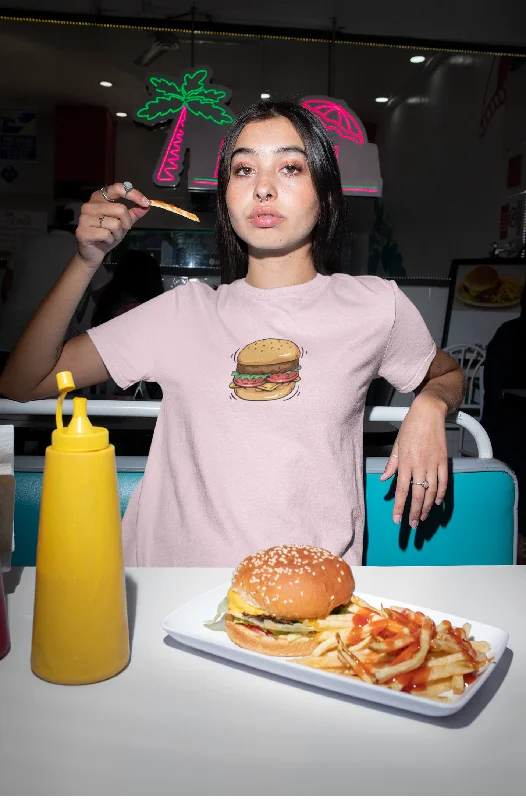 Burger: Foodie - HALF-SLEEVE T-SHIRTS