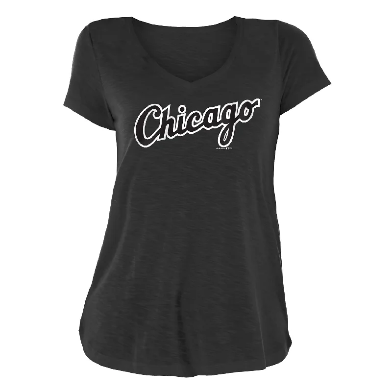 Chicago White Sox Women's Short Sleeve V-Neck T-Shirt