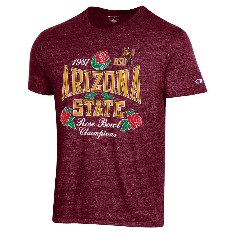 ASU 87 Rosebowl Champs Tee MRN