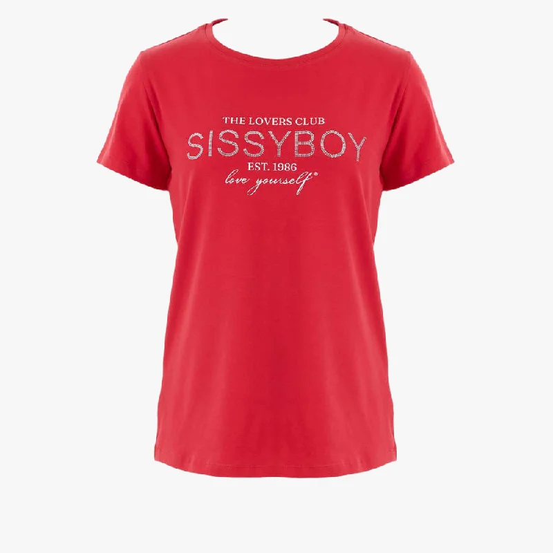 Sissy Boy Regular Fit Multi Tech Logo Top Red