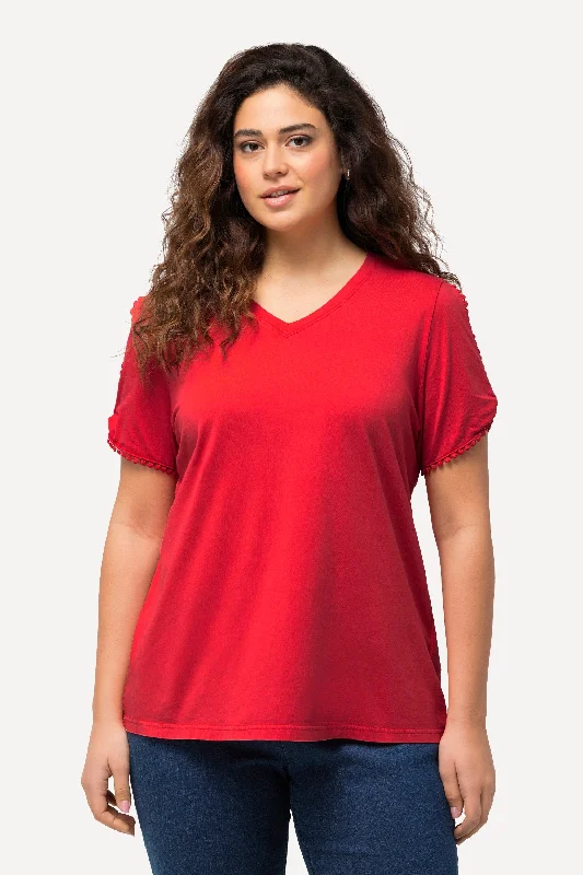 Ulla Popken T-shirt in Red