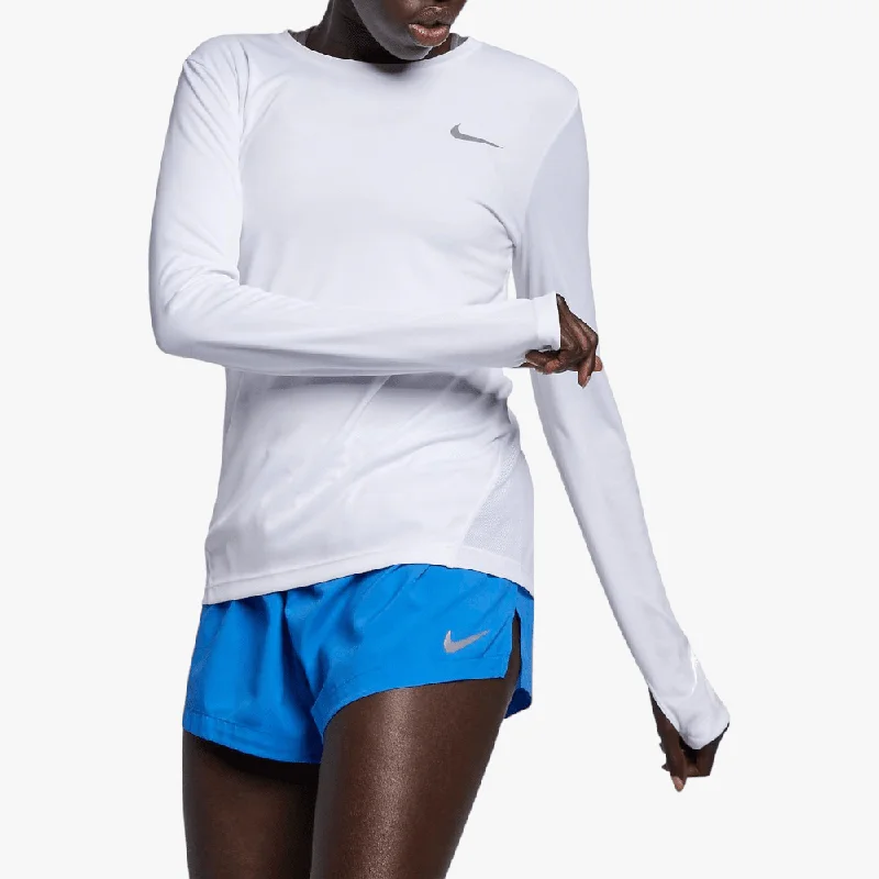 Nike Womens Miller Long Sleeve Top White