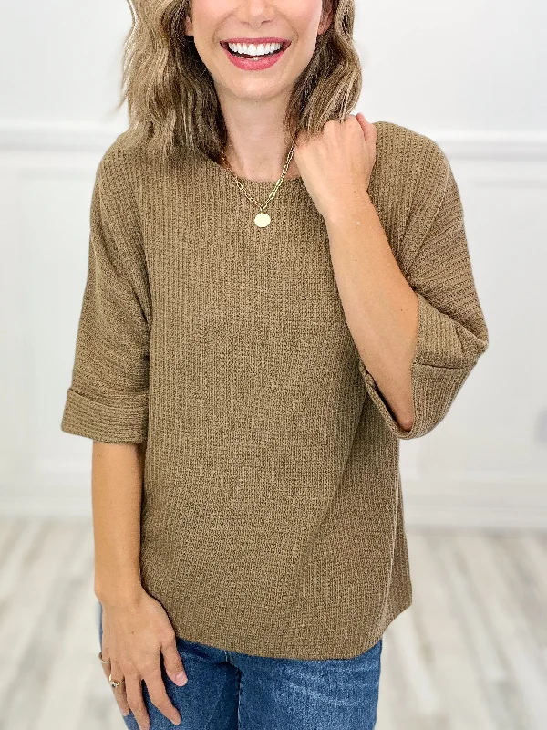 Loose Dolman Sleeve Sweater Top