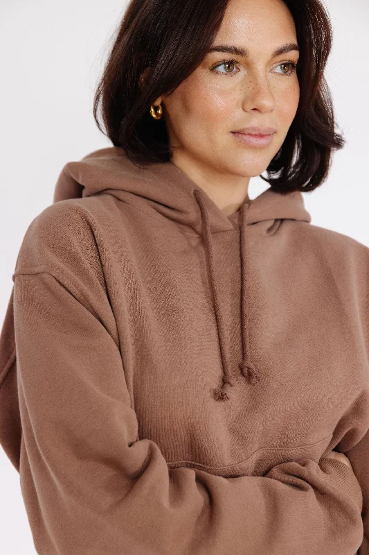 Monterey Hoodie Sweatshirt in Chocolate