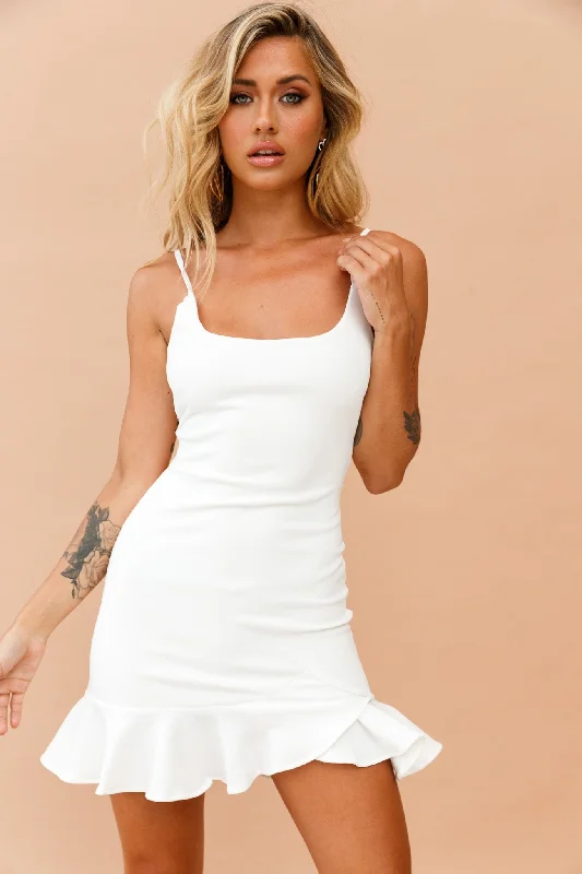 Been Around Rome Dress - White