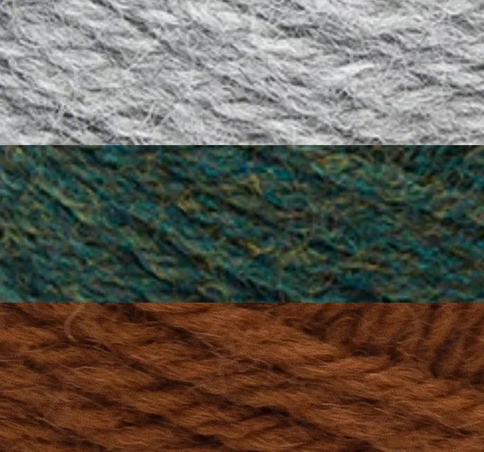 Umber/Forest Green/Grey Heather