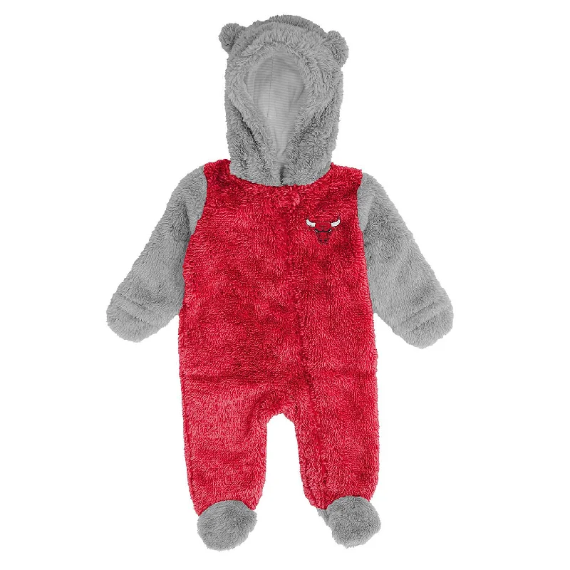 Chicago Bulls Newborn Game Nap Teddy Bunting Coverall