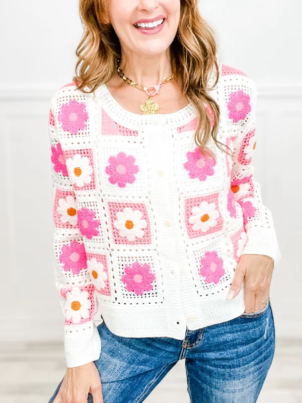 Flower Crochet Lace Cardigan Top